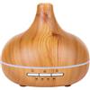 Grundig Diffusore di Aroma 300ml - Diffusore Elettrico di Aroma con Illuminazione LED e Timer - Aromaterapia con Oli Essenziali - Diffusore Senza Fili - Bambù