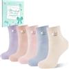 inaWarm Calzini Quarter Donna, 5 Paia, 90% Cotone, Motivo Cuore | Morbidi e traspiranti, con bordo elastico, punta senza cuciture e rinforzi su tallone e punta; per ogni giorno e lavoro.