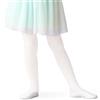 Aomig Collant da Balletto, Calze Danza Classica con Piede, Leggings Danza Ginnastica Ritmica Semitrasparenti per Ragazze Bambini Ballerino Classico Studenti Piccoli 20/40 DEN 3~12 Anni