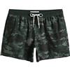 maamgic Costume da Bagno Corti Uomo Stile Retro Vintage 4-Way Stretch con Fodera in Mesh Transpirante e Asciugatura Rapida per Vacanze al Mare 5.5