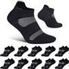 Niorasen Calzini Uomo 10 Pares, Calze Uomo Traspirante, Calze Corte Uomo Cotone Estive, Calzini per Lavoro, Passeggiate, Casual