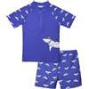 BSBUY Set di Costumi da Bagno per Ragazzi 2 Pezzi, Ragazzi Pantaloncini da Spiaggia & Top, Stile Trendy per Estate, Morbido, Asciugatura Rapida, UV 50+, Design Trendy per Spiaggia e Piscina