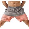 MaaMgic Pantaloncini da Bagno Uomo 4 Way Stretch per Vacanze estive Asciugatura Rapida Costume da Spiaggia Piscina Multicolori