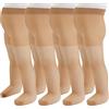PIKY PACK 4 Paia Collant Bambina Velati 20 DEN, Calzamaglia Bambina Tinta Unita, dai 2 ai 14 anni, Made in Italy