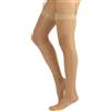 CALZITALY Calze per Reggicalze, Calze Velate, Calza da Reggicalze | S, M, L, XL, 2XL, 3XL, 4XL | Nero, Naturale | 15 DEN | Made in Italy