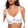 Bresdk Reggiseno Senza Ferretto Reggiseno Traspirante Donna Comodo Gel | Reggiseno senza ferretto e reggiseno traspirante, zone ventilate e supporto in gel per uso quotidiano, push up