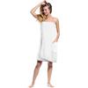 Aomig Kilt Da Sauna Donna Con Tasche e Bottoni, Asciugamano Lungo