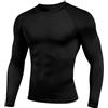 BSBUY Maglietta a Compressione da Uomo, Maglietta Maniche Lunghe Maglia Traspirante, Maglia Compressione Sportiva Uomo da Asciugatura Rapida per Fitness Allenamento Corsa Ciclismo Allenamento