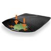 Aomig Tappetino per lettiera per gatti, 46×60cm, Tappeto Lettiera Gatto Doppio Strato Antiscivolo, Design a Nido D'ape Tappetino Lettiera Gatto, Impermeabile e a Prova di Urina per gatti, Nero