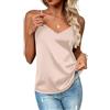 Zeagoo Canotta Donna Raso Senza Maniche Canottiera Sottogiacca Elegante Top | Canotta Seta, Spalline Sottili Regolabili, XS-XXL