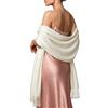 RIIQIICHY Sciarpa Scialle Donna Stola Invernale Pashmina Elegante Cerimonia Con Frange