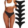 ALL OF ME 6 Pack Cotone Stringa Perizoma Donne Mutande Intimo Sexy Lingerie Slip Scivola Thongs Multipack S-XL