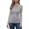 Yukiuiny Donna Maglie Collo Alto Manica Lunga, Sottogiacca, T-Shirt,Top per Primavera Autunno,Sottomaglione per Inverno