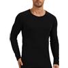 AMZSPORT Maglia Termica Uomo Manica Lunga Invernale Intimo Termico Palestra Running Sportiva