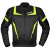 BI ESSE Giacca Moto Touring UOMO Sport Tessuto, Protezioni, colore Nero-Bianco, Impermeabile Regolabile, fodera termica