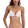 FITTOO Triangolo Bikini Donna, Sexy Bikini Top Imbottito Stile Brasiliano Microparte Superiore del Bikini