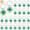 NZZVNZ 24 Quadrifogli in Metallo, Portafortuna per Matrimoni e Compleanni (2 Stili)