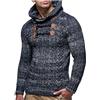 Leif Nelson Maglione con Cappuccio Uomo Felpa a Maglia LN-6004