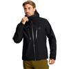 RevolutionRace Silence Proshell 3L Jacket da Uomo, Giacca da Uomo, giacca aerata e impermeabile per Trekking e altre attività all'aria aperta, Black/Anthracite 3.0, L