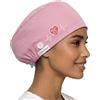Nurse is Love Cuffietta Chirurgica - Cuffia Chirurgica Donna per Infermiera, Cuffie Dentista, Medico Mantiene l'Igiene, Tessuto Traspirante con Fantasie Divertenti | Accessori
