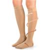 CAMBIVO Calze a Compressione Graduata 10-15 mmHg, Gambaletti Elastici Nude | Calze Elastiche, Donna e Uomo, Traspiranti, Tallone Rinforzato, Ideale per Viaggio e Lavoro, Ufficio e Uso Quotidiano