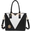 Miss Lulu Borsa Donna in Pelle PU con Manici e Tracolla Regolabile | Stile classico con tasche interne per lavoro, università e tempo libero; colori e dimensioni secondo la variante