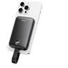 iWALK Power Bank Magnetico 10000mAh: Caricatore Portatile Wireless Certificato Qi2 da 15W, Ricarica Rapida 30W con Cavo USB-C, Batteria con Display LED per iPhone 18/17/16/15/14/13/ Samsung Galaxy S24