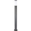 Monzana Faretto per Illuminazione Giardino 100 cm Acciaio | Luci Sentiero, Inox, Lampadina E27, Protezione IP44, Luce da Esterno, Antracite, Faro, Giardinaggio, Arredamento Giardino