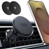 YOSH Porta Cellulare Auto Magnetico, Universale Supporto Telefono | Magneti forti, Clip a Doppia Chiusura Super Stabile, Calamita per Cellulare Auto per iPhone Samsung