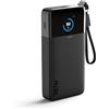 JUOVI Laptop Power Bank Batteria Esterna 187W 25000mAh | Ricarica Rapida 3 Porte Cavo USB-C Amovibile Schermo TFT Autorizzato Aereo Compatibile con iPhone 17 16 MacBook Tablet