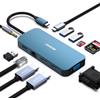 BENFEI Docking Station USB C MST Hub 3*Display- 11 in 1, HUB USB C con USB C a 2HDMI 4K/VGA/5Gbps 3 x USB 3.0/SD/TF/Gigabit Rj45 Ethernet/PD 100W/3.5mm Aux Audio Per MacBook Air/Pro XPS Surface