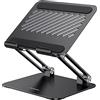 UGREEN Supporto per Tablet da 4,7" a 12,9" Universale | Porta Cellulare da Tavolo Regolabile Pieghevole per iPad 2025 MatePad Galaxy Tab Xiaomi Pad iPhone 18 Pro Max 17 16 Nero