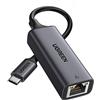 UGREEN Adattatore Ethernet USB C 1000Mbps Alluminio Thunderbolt 3 a RJ45 | Compatibile con iPhone 17 Pro Max Air 16 15 MacBook Pro 2023 Air M2 iPad Pro Air Galaxy S24 Ultra