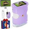 Temodu Microscopio Bambini, Temodu da 2,0 Pollici 1000X 4K Microscopio Digitale Bambini, con 8 LED Regolabili, USB Ricaricabile, Idea Regalo di Natale e Ritorno a Scuola, per Bambini 3-12 Anni (Dark Purple)