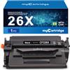 MYCARTRIDGE 26X CF226X 1x nero compatibile con HP LaserJet pro MFP M426FDW M402 Serie | CF226X 1*nero für 26X 26A CF226A Alta resa per stampe durature. Compatibile con HP LaserJet M402 M402N M402DN M426FDN M426FDW