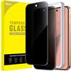 JETech Pellicola Protettiva Privacy per Google Pixel 11 Pro XL, 2 Pezzi | Anti-Spia 9H+ Vetro Temperato, Installazione Facile, Compatibile con Sblocco Impronta Digitale, Compatibile con Cover