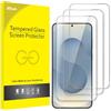 JETech Pellicola Protettiva per Samsung Galaxy S25, 3 Pezzi | HD Trasparente, Compatibile con Face ID, Vetro Temperato Antigraffio