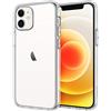 JETech Cover per iPhone 12 mini, Anti-Ingiallimento, HD Chiaro | Protezione Antiurto, Retro in PC Rigido Antigraffio, Custodia Bumper TPU Trasparente Resistente