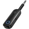 UGREEN Trasmettitore Ricevitore Bluetooth 5.4 Jack 3.5 Adattatore Bluetooth | 2 in 1 Audio 3.5mm Aux Jack Microfono Integrato per TV PC Auto 12h di Autonomia