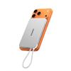 UGREEN MagFlow Air Qi2 15W Power Bank Ultrasottile 10000mAh PD 30W (Bianco) | Batteria Esterna Wireless Magnetico Ricarica Rapida USB C 30W Compatibile con Magsafe iPhone 18 Pro Max 17 16 15 14 13 12