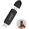 CarlinKit 2026 Ultimo MINI Wireless CarPlay Adattatore, compatibile con il 98% delle auto con CarPlay cablato, design a doppia porta USB C/A, WiFi a 5 GHz