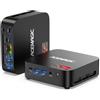 ACEMAGIC K1 Mini PC con AMD Ryzen 5 7530U (Fino a 4.5 GHz), 16GB RAM 1 TB | Mini Computer,AMD Radeon Graphics 2000MHz, BT 5.2/WIFI 6/6C/12T per Ufficio,Studio,Business