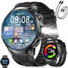 CHOOSETIME 1,85'' Orologio Smartwatch Uomo - Chiamata e Risposta, 1000mAh, LED Torcia | 100+ Modalità Sportive, Sonno, SpO2, Cardiofrequenzimetro, Impermeabile IP68, Smartwatch Uomo per Android iOS