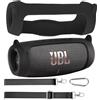 co2CREA Custodia in Silicone per JBL Chargr 5 Altoparlante Bluetooth | Cassa in Silicone Protettiva Leggera e Portatile con Moschettone e Tracolla Amovibile