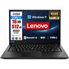 Amazon Renewed Lenovo ThinkPad T490s, portatile aziendale, processore Intel i7 4 x 1,8 GHz, 16 GB di memoria, SSD da 512 GB, display da 14 pollici, 1920 x 1080 IPS,Windows 11 Pro e OFFICE 365, (ricondizionato)