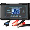 Haisito Intelligente Carica Batterie per Auto Moto 12V/24V 20A, Professionale Rapido Caricabatterie Mantenitore per Batterie al Litio, LiFePo4, Piombo-acido(AGM, GEL, EFB, SLA, VRLA)