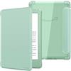 MoKo Custodia per Kindle Basic 11ª Generazione 6" (2024/2022),Verde Agave | Cover Leggera con per eBook Reader in TPU Morbido Auto Sveglia/Sonno per Tablet