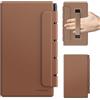MoKo Custodia per Remarkable Paper Pro Move 2025 7,3" Ultra Sottile e Leggera con Chiusura Magnetica Protezione Ampia per Penna Stilo Cinturino per la Mano e Funzione Auto Sleep Wake, Marrone