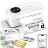 TATTMUSE Stampante per Etichette Termiche, 4x6 Stampante Termica Bluetooth per Etichette di Spedizione, Compatibile con UPS Ebay Amazon