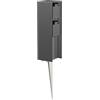 ledscom.de Presa a colonna da giardino POMI con picchetto di terra per esterno, IP44, 2 volte, antracite, angolare, 23cm